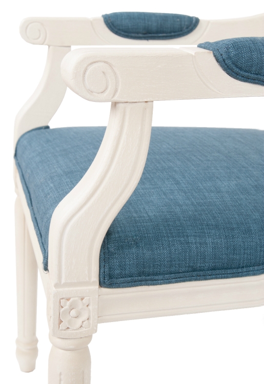 фото Мягкий стул с подлокотниками Wilton White в Москве фото Мягкий стул с подлокотниками Wilton White