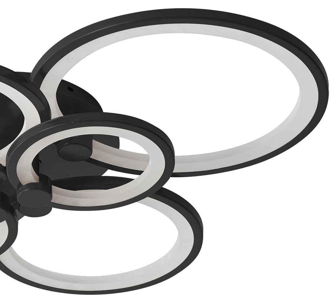 купить Люстра Oris 6 rings black в Москве купить Люстра Oris 6 rings black