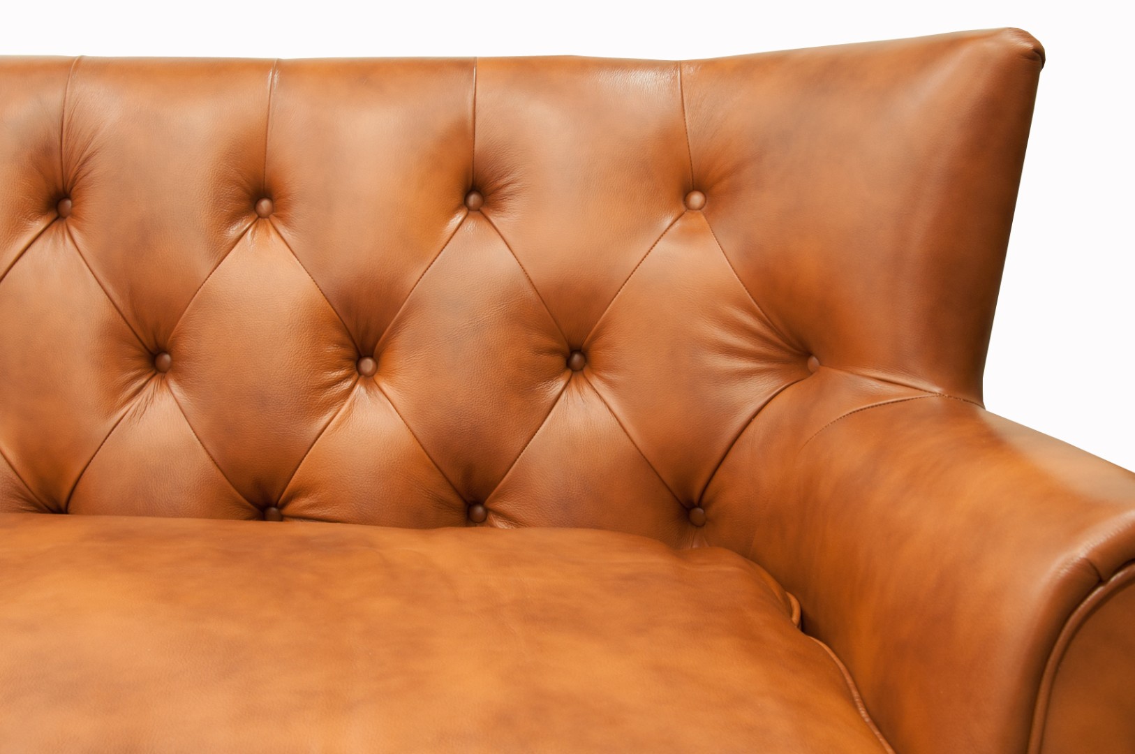 Кожаный диван лофт Tesco коричневый в интернет-магазине в Москве Кожаный диван лофт Tesco коричневый в интернет-магазине