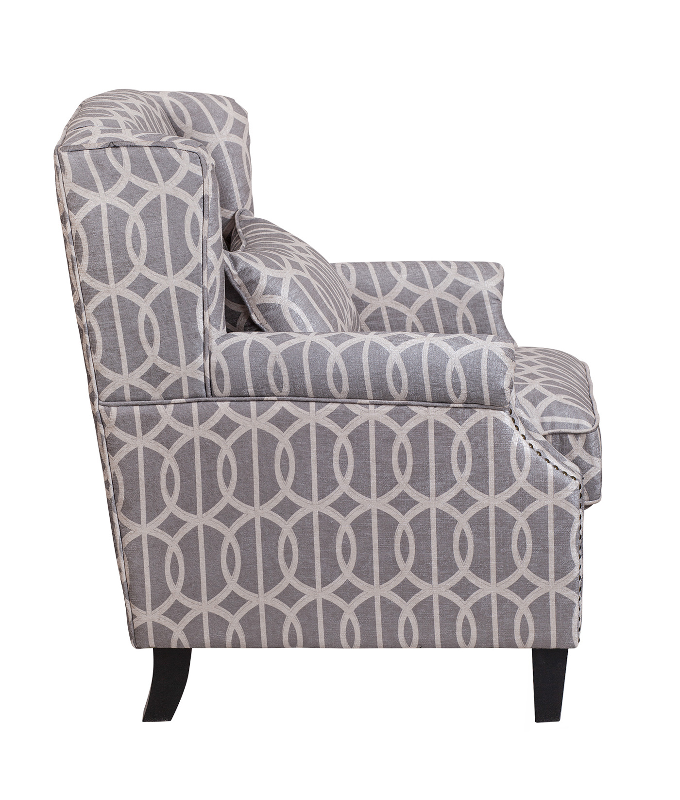 заказать Мягкое полукресло с подлокотниками Scott Grey в Москве заказать Мягкое полукресло с подлокотниками Scott Grey