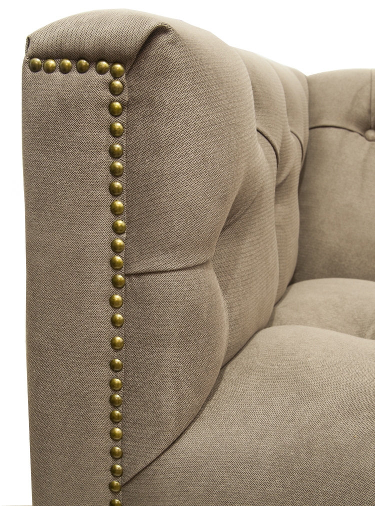 купить Прямой трехместный диван Orchest цвет коричневый в Санкт-Петербурге