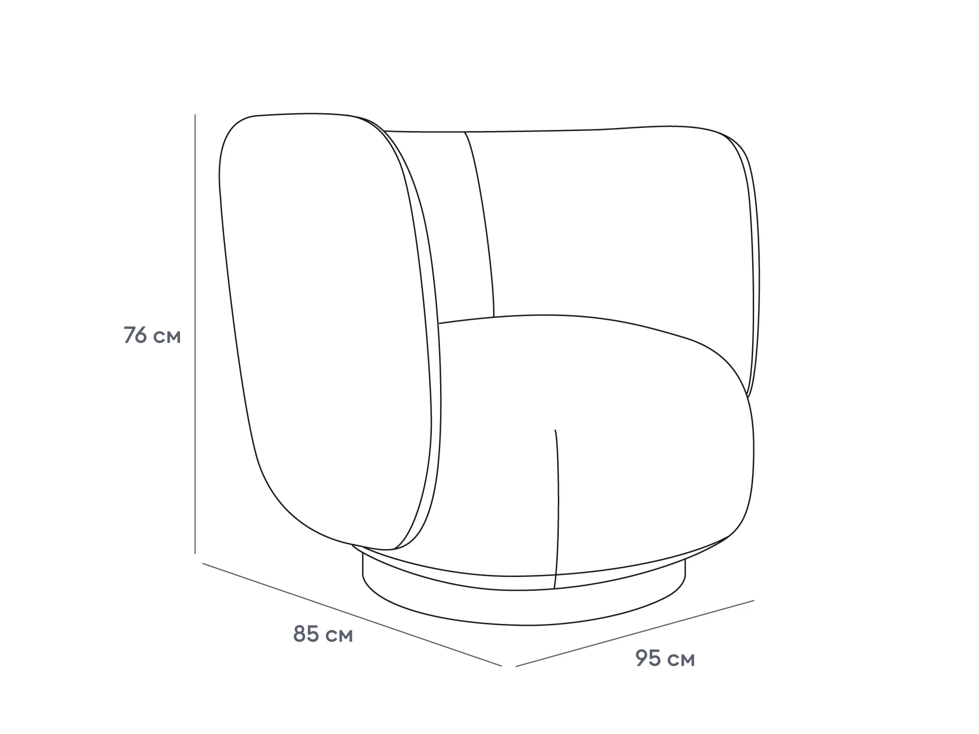 Кресло Lucca в интерьере в Москве Кресло Lucca в интерьере