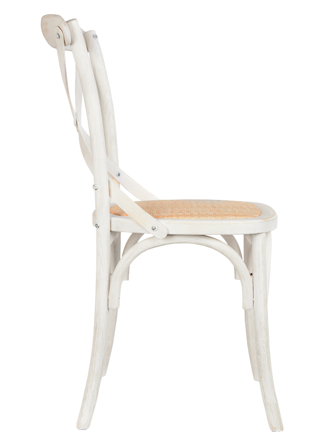 Стул ретро Cross Back White Brush в интернет-магазине в Москве Стул ретро Cross Back White Brush в интернет-магазине