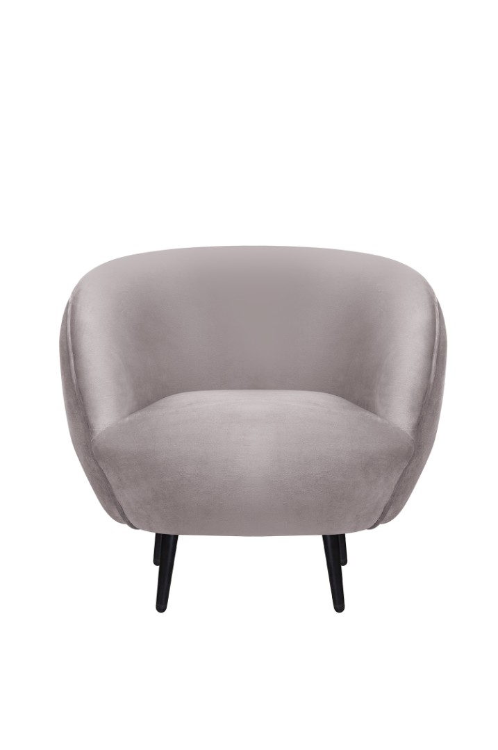 купить Мягкое кресло Small Benee Grey на черных ножках в Москве купить Мягкое кресло Small Benee Grey на черных ножках