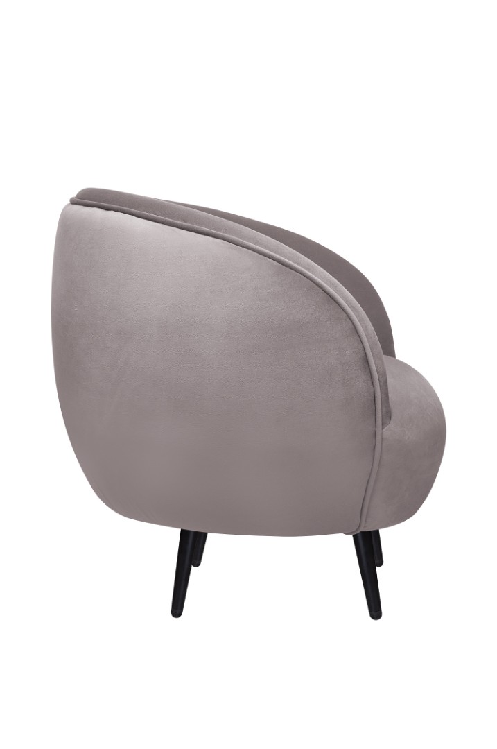 заказать Мягкое кресло Small Benee Grey на черных ножках в Москве заказать Мягкое кресло Small Benee Grey на черных ножках