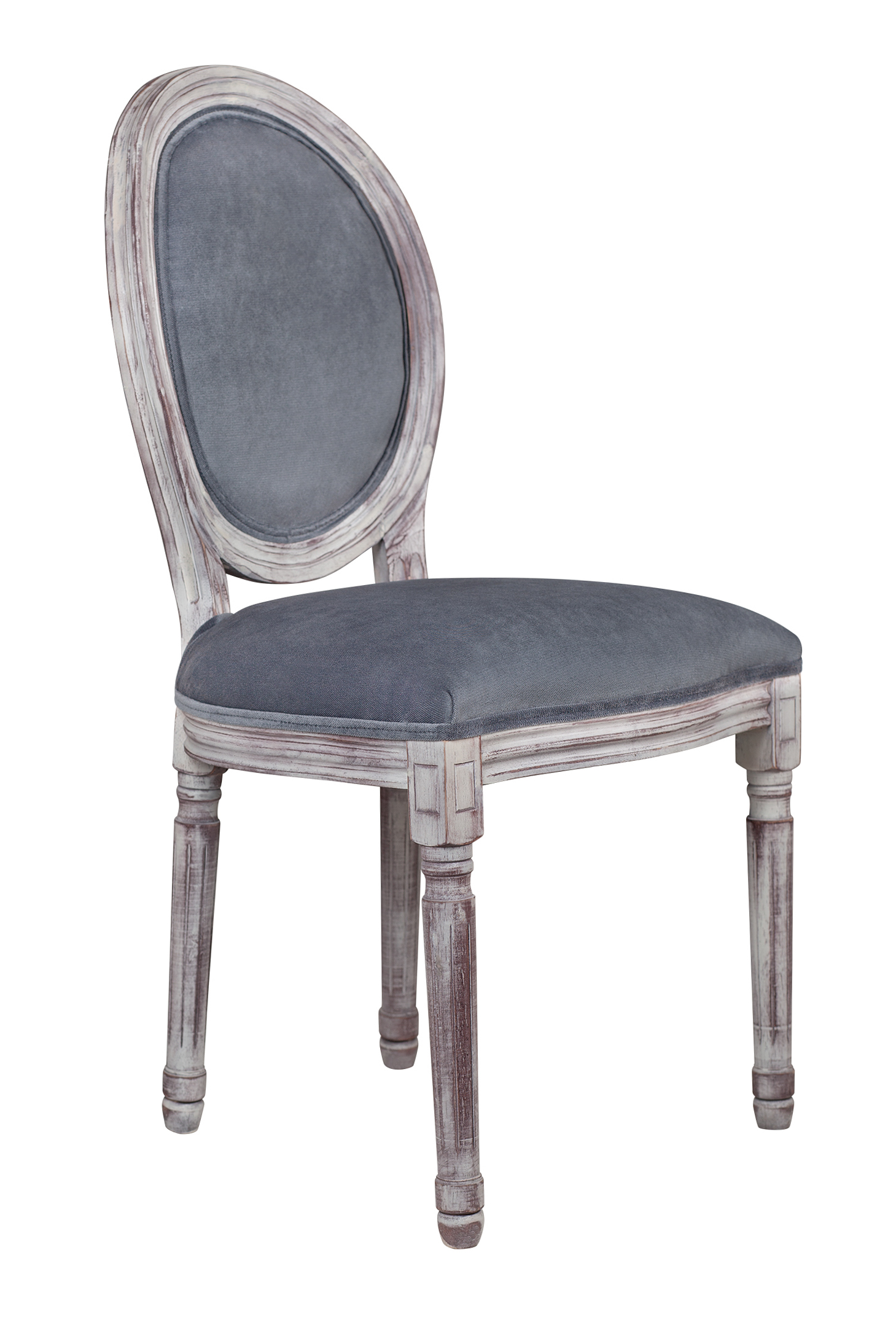 купить Дизайнерский обеденный стул модерн Volker Old Grey V3 в Москве купить Дизайнерский обеденный стул модерн Volker Old Grey V3