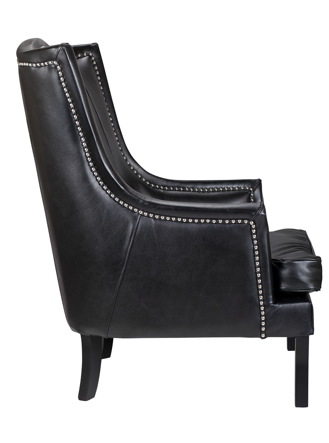 заказать Кожаное кресло каминное Chester Black Leather