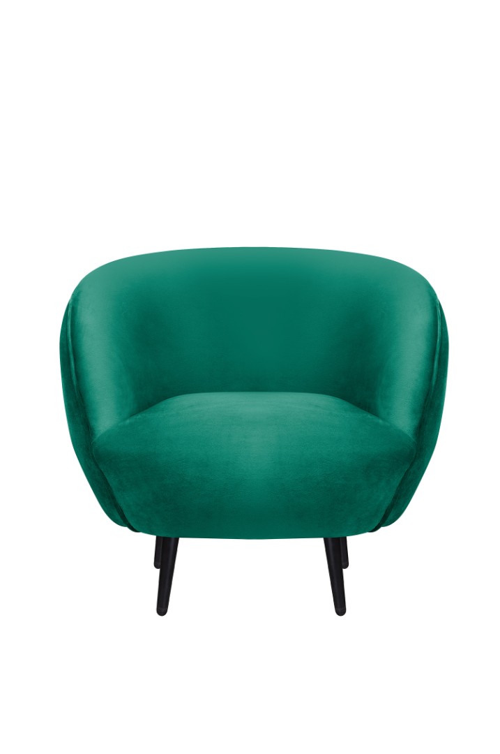 купить Мягкое кресло Small Benee Green V2 на черных ножках в Москве купить Мягкое кресло Small Benee Green V2 на черных ножках