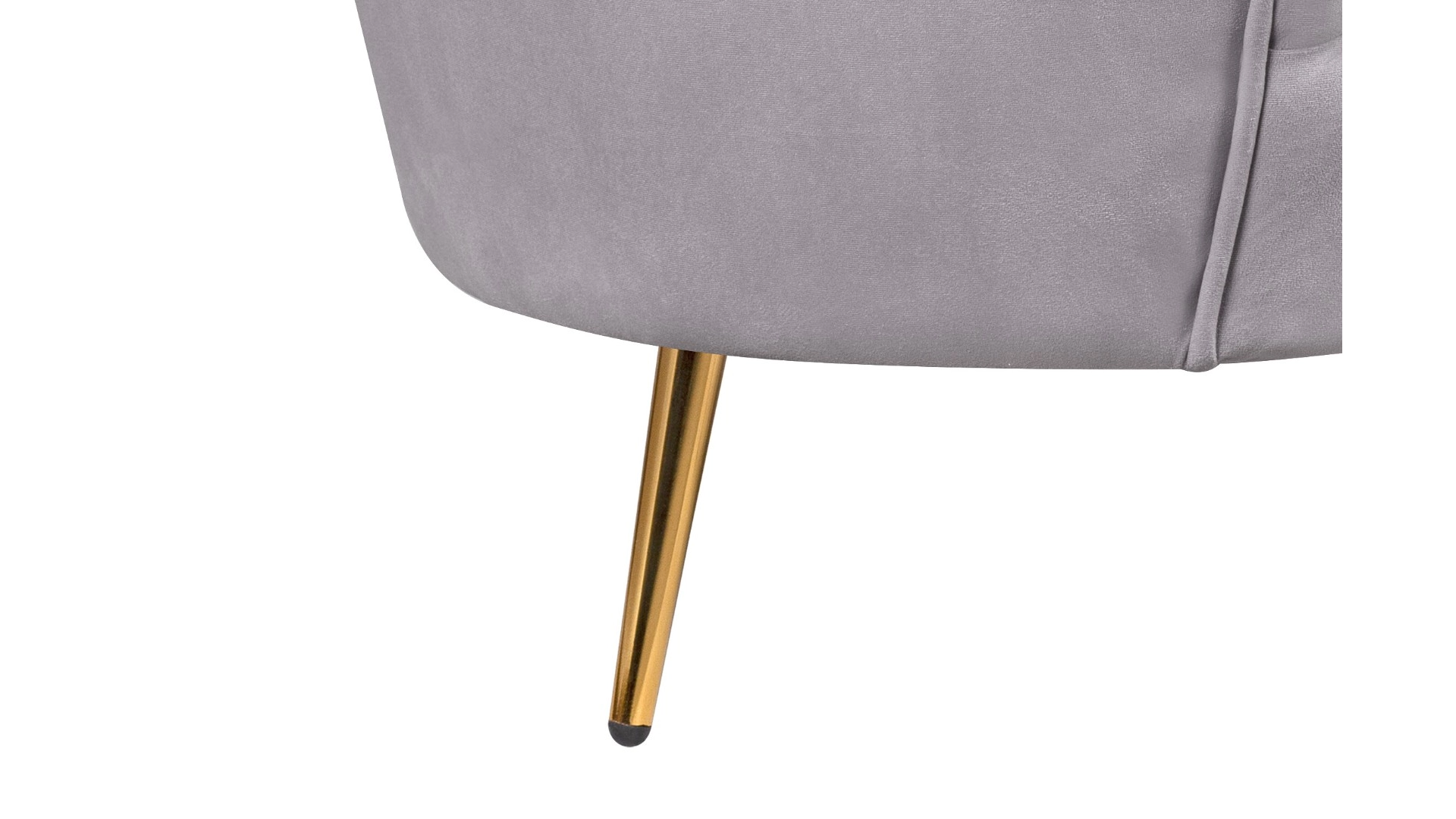 Комплект кресел и дивана ракушка Pearl Triple Grey в интерьере