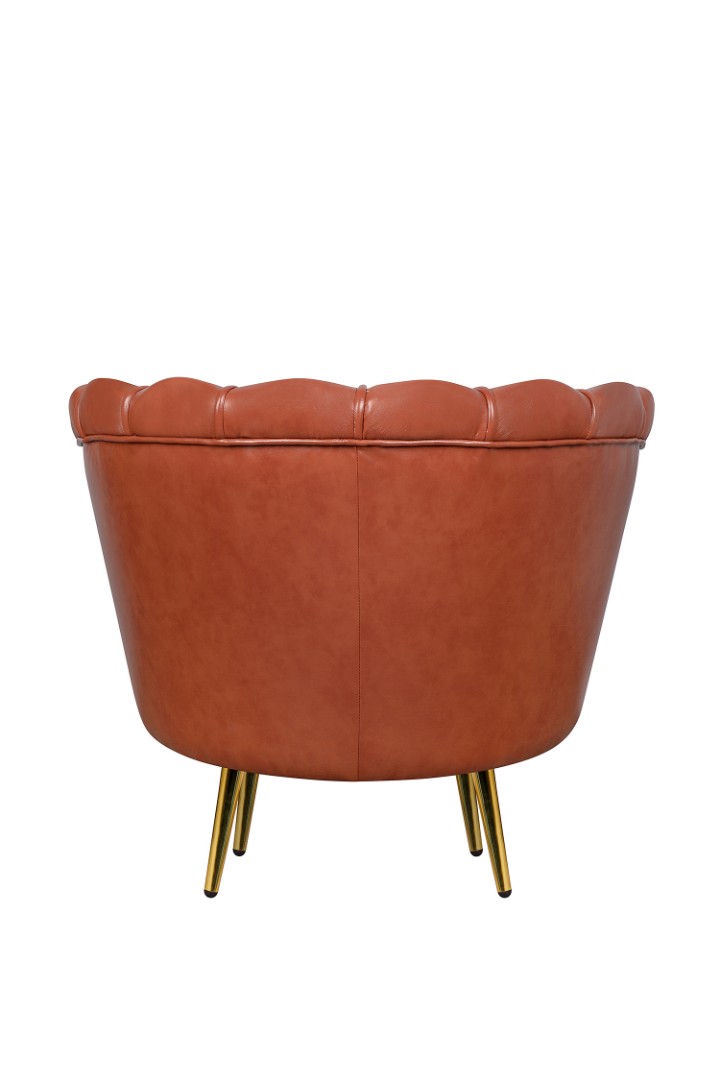 Низкое кресло ракушка Pearl Brown в интернет-магазине