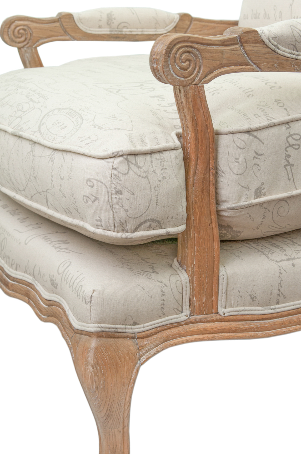 фото Полукресло Niro Rattan Print