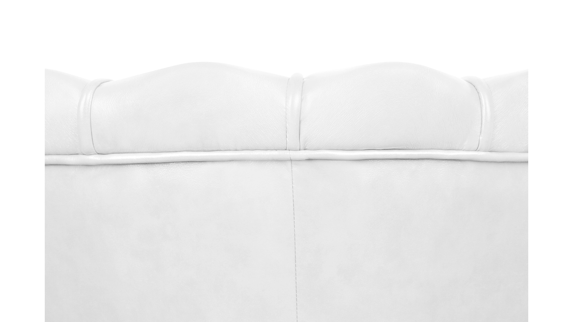 фото Низкое кресло ракушка Pearl White на черных ножках