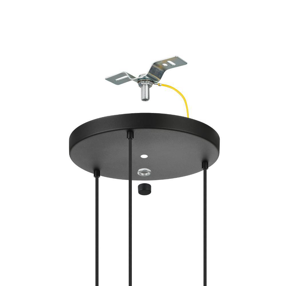 43864 Люстра AMSFIELD 1, 3X40W (E27), ?480, сталь, черный / дерево в интернет-магазине в Москве 43864 Люстра AMSFIELD 1, 3X40W (E27), ?480, сталь, черный / дерево в интернет-магазине