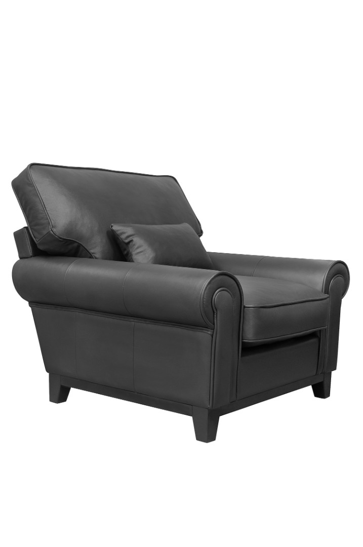 купить Кожаное кресло Todes dark brown