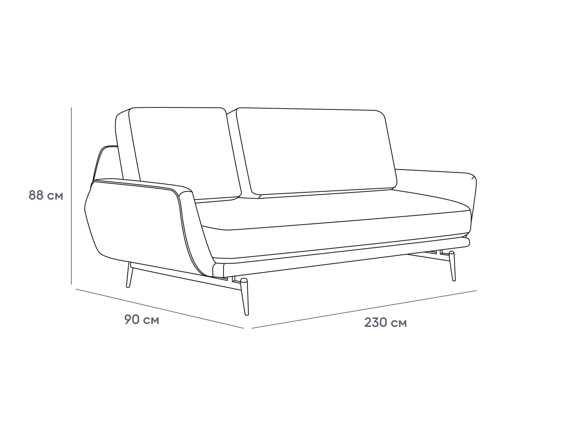 купить Диван Ispani трёхместный в интернет-магазине в Москве купить Диван Ispani трёхместный в интернет-магазине