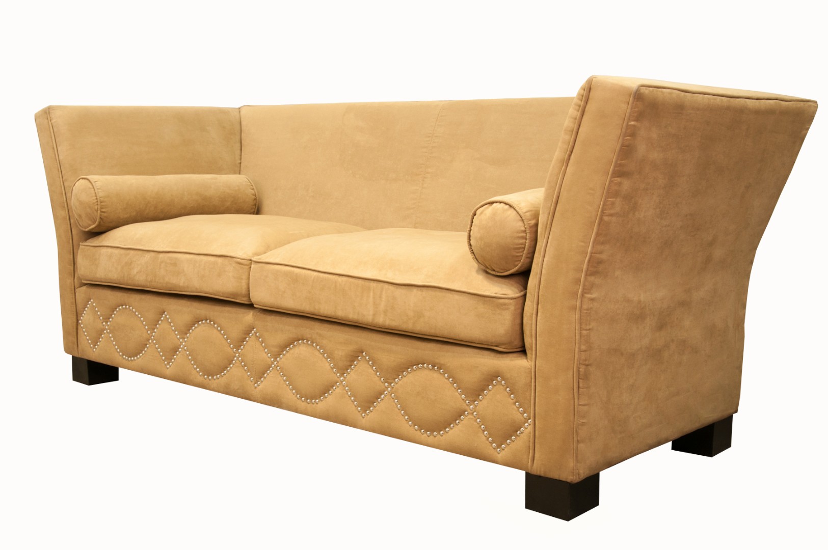 купить Прямой диван 3 места арт-деко Volte коричневый в Москве купить Прямой диван 3 места арт-деко Volte коричневый