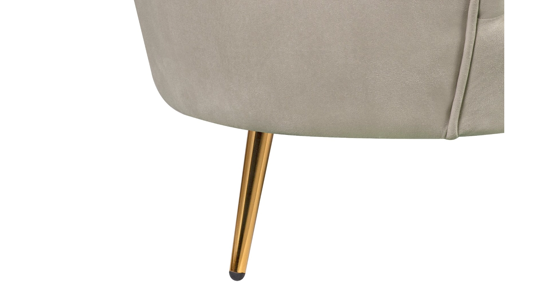 Комплект кресел и дивана ракушка Pearl Double Taupe в интерьере