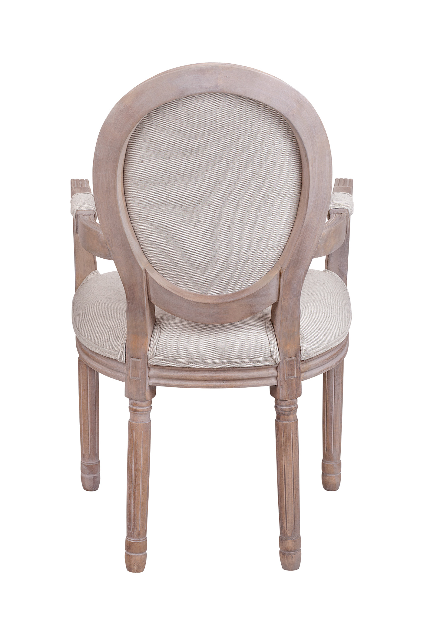 Мягкий стул с подлокотниками Volker Arm Beige V2 в интернет-магазине