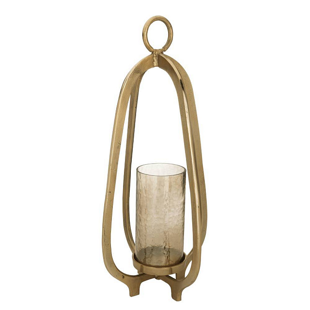 422115 Подсвечник IBUSUKI, H720, ?350, алюминий/стекло, золотой, янтарный в Санкт-Петербурге 422115 Подсвечник IBUSUKI, H720, ?350, алюминий/стекло, золотой, янтарный