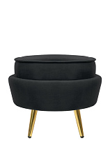 Пуф Pearl Adorn Black в Санкт-Петербурге