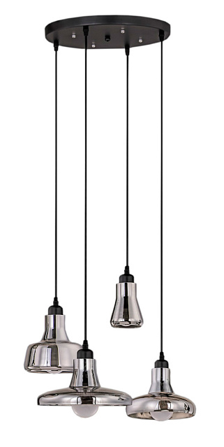 Люстра Boretto Smoke Glass Round