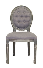 Дизайнерский обеденный стул модерн Volker Button Grey