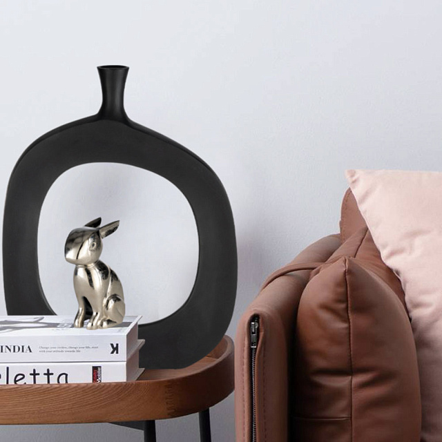 427309 Статуэтка Заяц VOHILAVA, L130, B85, H220, алюминий, цвет никель в Санкт-Петербурге 427309 Статуэтка Заяц VOHILAVA, L130, B85, H220, алюминий, цвет никель