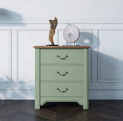 Тумба прикроватная "Olivia" на 3 ящика арт GA3002