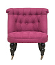 Низкое кресло каминное Aviana розовое