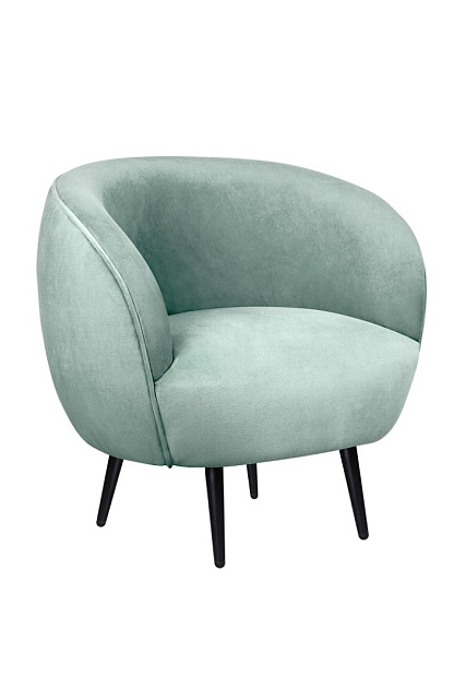 Мягкое кресло Benee Green на черных ножках