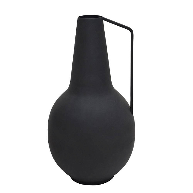 421066 Ваза декоративная MIOUSKI, H390, ?200, сталь, черный в Санкт-Петербурге 421066 Ваза декоративная MIOUSKI, H390, ?200, сталь, черный