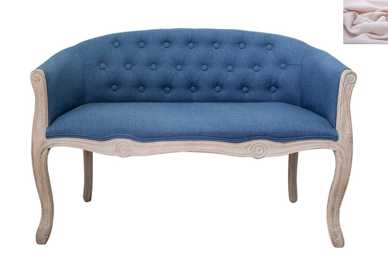 Диван французский стиль Kandy Double Blue розовый в Санкт-Петербурге Диван французский стиль Kandy Double Blue розовый