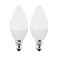 Светодиодная лампа " Свеча" , 2х4W (E14), 3000K, 320lm, 2 шт. в комплекте