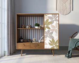 Стеллаж с нишей "Berber" принт 27 арт BB28/Print_27