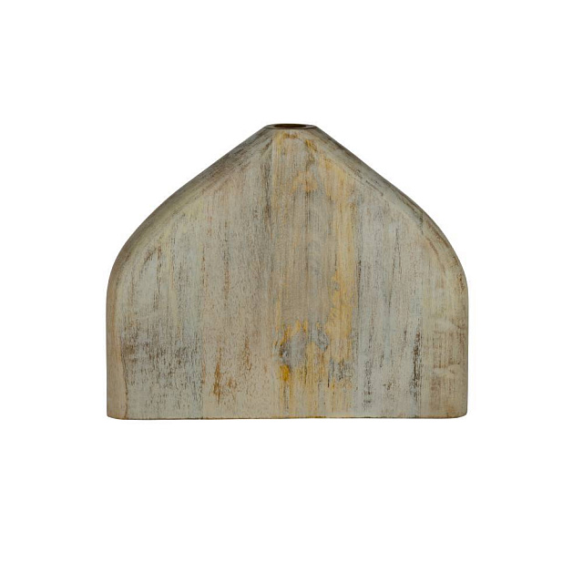 421277 Ваза декоративная MELOBODY, L350, B50, H280, дерево, белый, серый в Санкт-Петербурге 421277 Ваза декоративная MELOBODY, L350, B50, H280, дерево, белый, серый