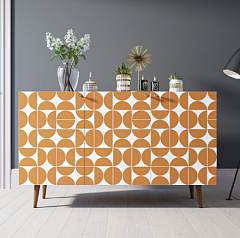 Комод "Berber" три дверки 14 принт арт BB01/Print_14