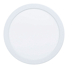 99151 Светодиодный встраиваемый светильник FUEVA 5, 17W (LED), ?216, ET26, 2100lm, 4000K, сталь, белый