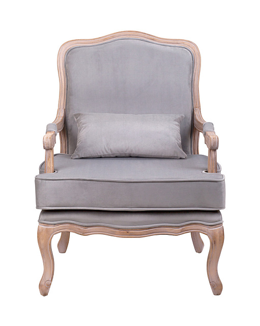 Мягкое полукресло с подлокотниками Nitro Grey Velvet в Санкт-Петербурге Мягкое полукресло с подлокотниками Nitro Grey Velvet