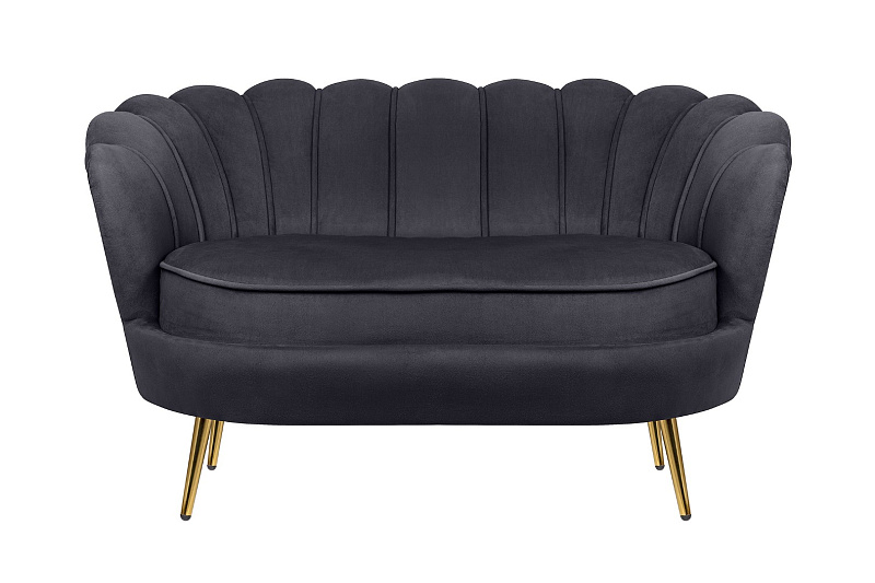 Дизайнерский двухместный диван Pearl Double Black в Санкт-Петербурге Дизайнерский двухместный диван Pearl Double Black