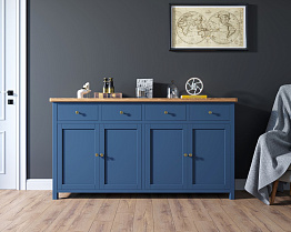 Комод "Jules Verne" 4 ящика 4 дверки арт JV37ETGB