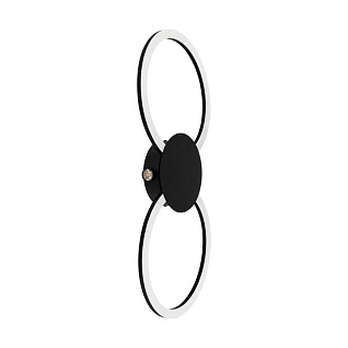 902124 Светодиодный светильник настенно-потолочный VENTICELLO 1, 20W 0,91W(LED LED), 3000K, 2400 135lm, алюминий, черный, белый