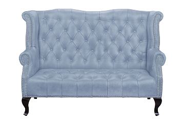 Кожаный дизайнерский диван лофт Royal Sofa Grey