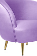 Мягкое кресло для гостиниц Small Benee Purple №4