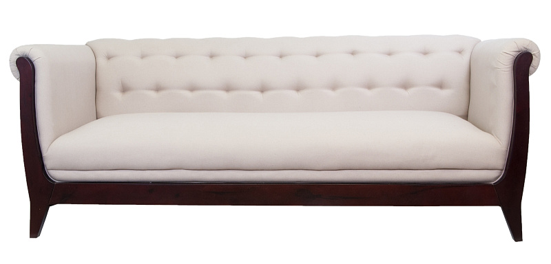 Прямой диван Delvin бежевый