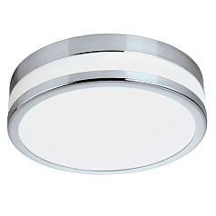 94998 Светодиодный настенно-потолочный светильник LED PALERMO, 11W (LED), ?225, IP44, сталь, хром/сатиновое