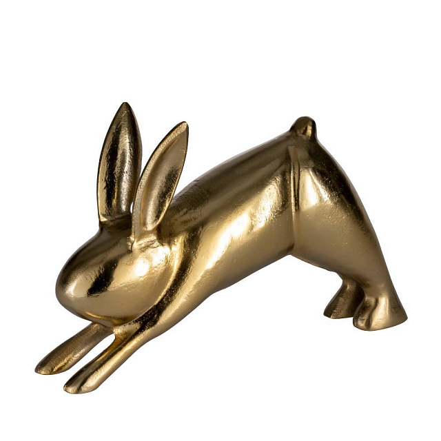 427293 Статуэтка Заяц VOHILAVA, L280, B75, H180, алюминий, золотой в Санкт-Петербурге 427293 Статуэтка Заяц VOHILAVA, L280, B75, H180, алюминий, золотой
