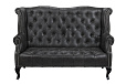 Кожаный дизайнерский диван Royal Sofa Black