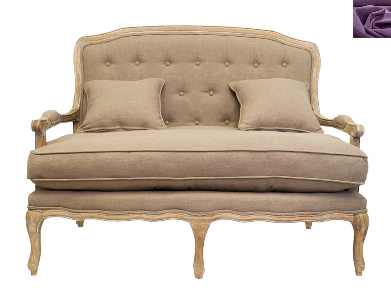 Прямой диван модерн Yareli Brown фиолетовый в Санкт-Петербурге Прямой диван модерн Yareli Brown фиолетовый