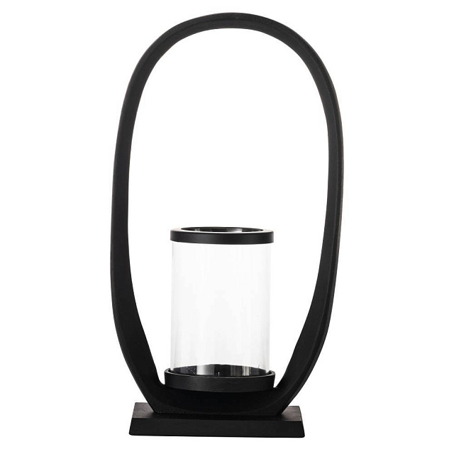 422055 Подсвечник CALONAGAS, L230, B110, H420, алюминий, черно-прозрачный в Санкт-Петербурге 422055 Подсвечник CALONAGAS, L230, B110, H420, алюминий, черно-прозрачный