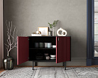 Комод с двумя дверками "Emerson" арт EM02/red/L №1